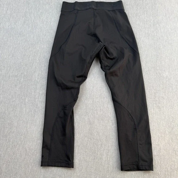 Adidas Leggings Women Medium Black Alphaskin Climalite Crop 22" Athletic Gym Run - Picture 11 of 11